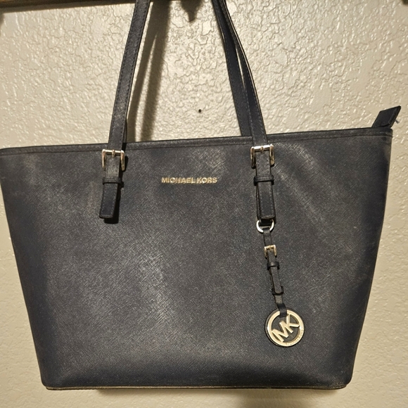 Michael Kors Collection Handbags - MICHAEL KORS TOTE - NAVY